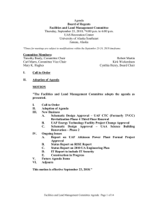 Agenda Thursday, September 23, 2010; *4:00 p.m. to 6:00 p.m.