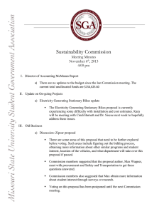 Sustainability Commission Minutes - November 6, 2013