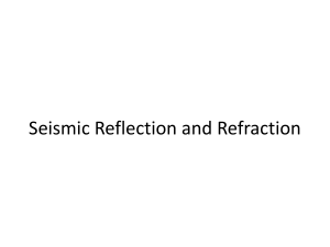 Seismic Reflection and Refraction