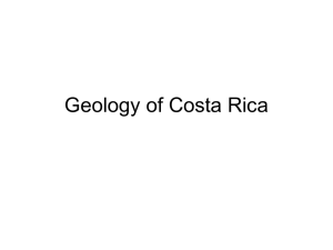 Geology of Costa Rica (Power Point)