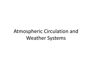 Atmospheric Circulation and Weather Systems