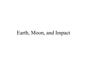 Earth, Moon, and Impact
