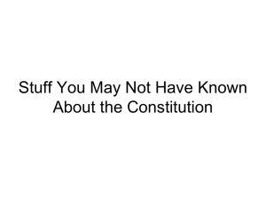 Some Constitutional Facts