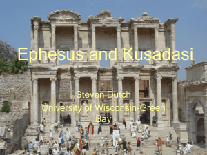 Ephesus and Kusadasi Steven Dutch University of Wisconsin-Green Bay