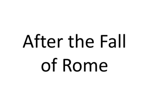 After the Fall of Rome