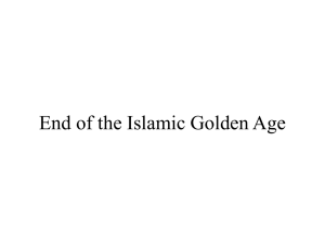 End of the Islamic Golden Age