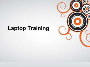 Laptop Training PowerPoint