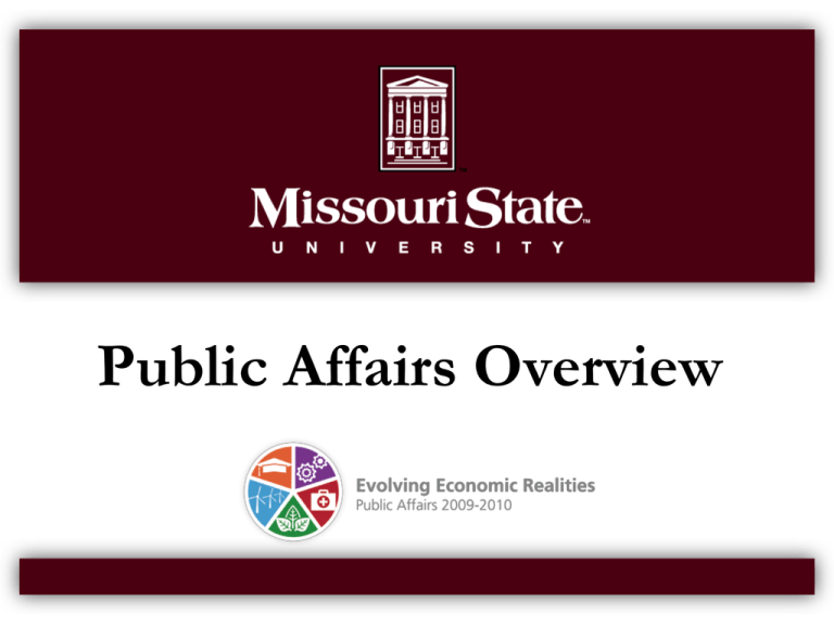 Public Affairs Overview