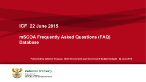 Item 1_FAQ Database- 22 June 2015 - ICF