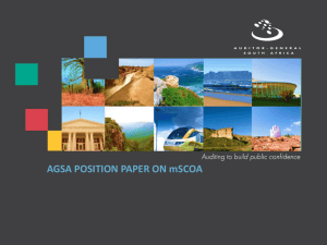 Item 2_Municipal mSCOA Position Paper presentation June 2015