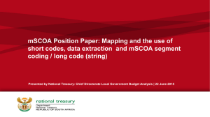 Item 3_Mapping Data exctraction and short codes - 22 June 2015 - ICF