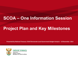 5. Project Plan and Key Milestones – Non-piloting municipalities
