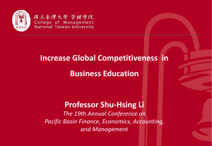2. Shu-Hsing Li, National Taiwan University, Taiwan (