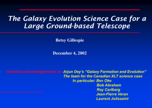 Galaxy Evolution