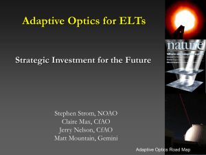 Adaptive Optics for ELT's