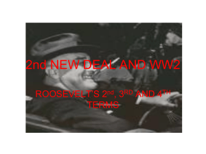 New Deal and WW2