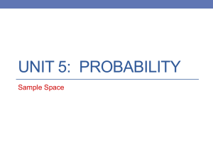 Introduction to Probability Notes