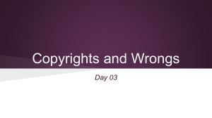 Copyrights and Wrong Notes