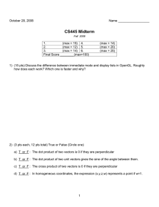 CS445 Midterm