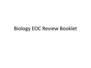 Biology EOC Review Booklet KEY--font size edited