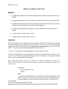 DIRECT CURRENT CIRCUITS