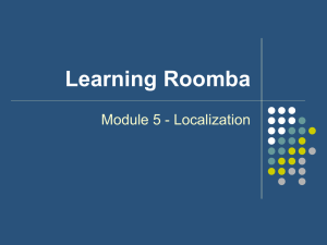 Learning Roomba Module 5 - Localization