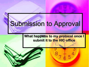 Submission to Approval: What Happens to My Protocol Once I Submit