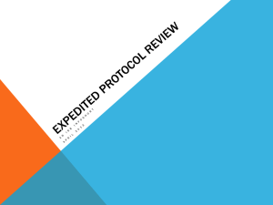 Expedited Review (HSC)
