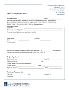 additional pay request