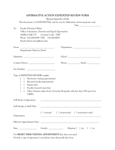 Expedited Review Form