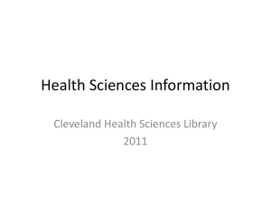 health sciences information