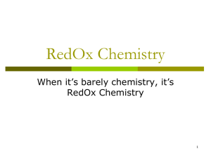 9a - Redox Reactions