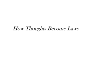 How Thoughts Become Laws