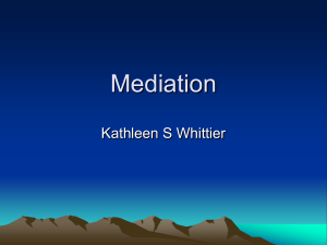 Mediation