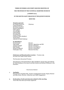 Trustee Board Minutes 5 March 2015