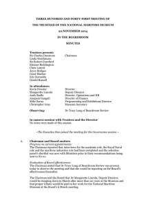 Trustee Board Minutes 20 November 2014