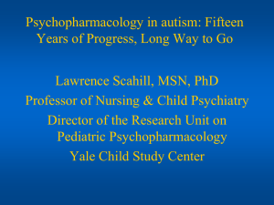 Psychopharmacology in autism: Fifteen Years of Progress, Long Way to Go