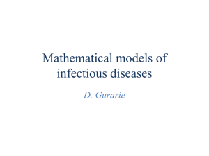 Mathematical models of infectious diseases D. Gurarie