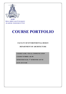 Ar 190 Course Portfolio English1.doc