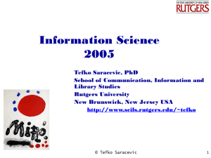 Information Science 2005