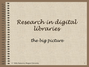 Research in digital libraries.ppt