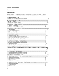 Examples Table of contents 3 PhD dissertations.doc