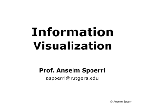 Information Visualization Prof. Anselm Spoerri