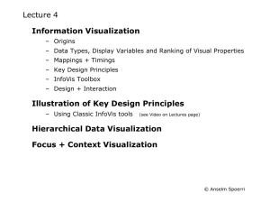 Lecture 4 Information Visualization