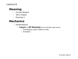 Meaning Mechanics Lecture 8 – Course Reward