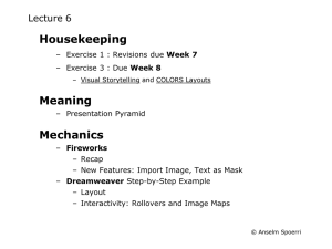 Housekeeping Meaning Mechanics Lecture 6