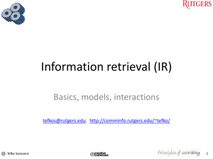 Lecture04 Information retrieval.ppt