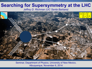 Searching for Supersymmetry at the LHC.