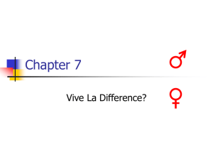 Chapter 7 Vive La Difference?