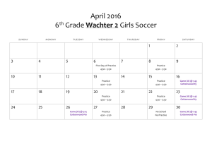 6th gr Wachter 2 schedule